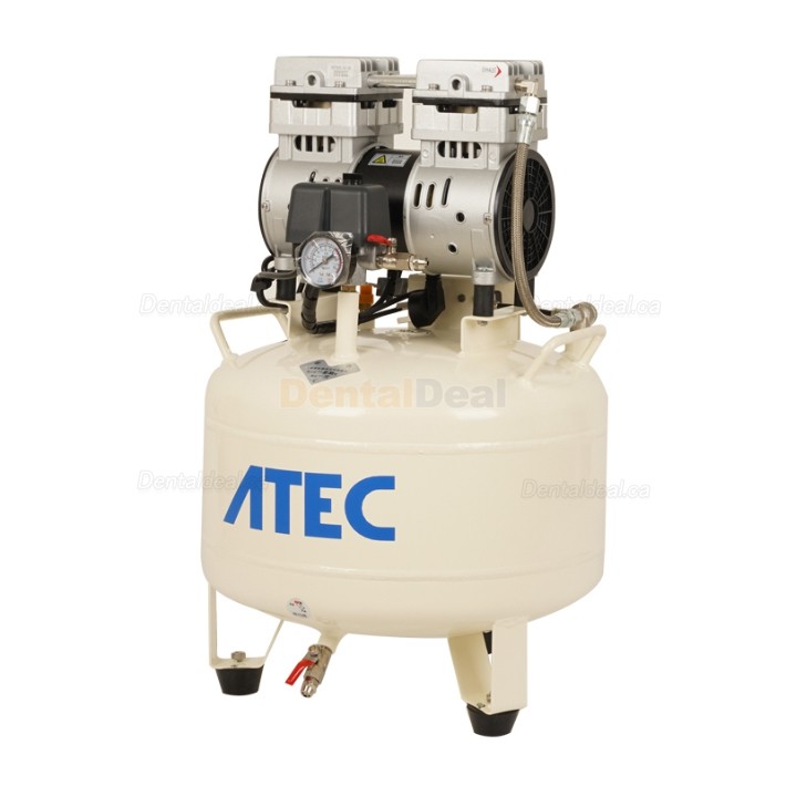 Dynamic AT80-38 0.75kW/1HP Dental Silent Oil-free Air Compressor 30L Tank